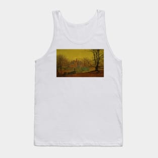 A Moated Yorkshire Home by John Atkinson Grimshaw Tank Top